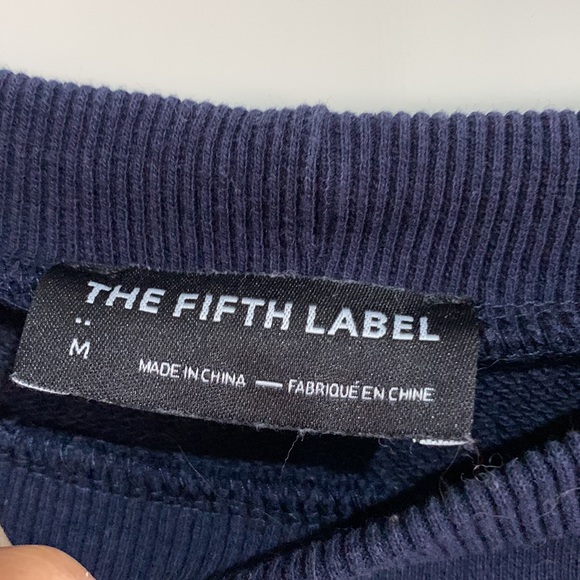 Fifth the label sweatshirt. Navy blue size M - Picture 2 of 6